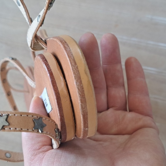 STEVE MADDEN PAIGE SANDALS STAR STRAPPY TOE LOOP SANDALS BLUSH - Picture 7 of 7